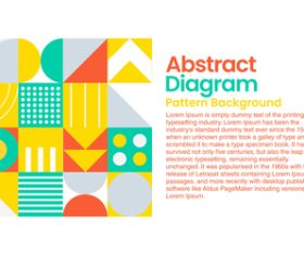 Colorful diagram abstract background vector