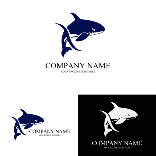Company business card logo design vector