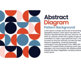 Diagram abstract background vector