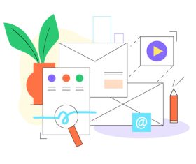 E-mail newsletter vector