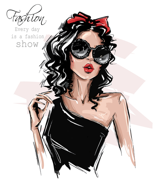 Every day is a fashion show vector
