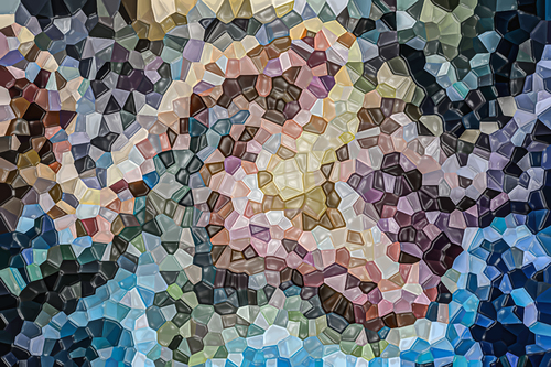 Gravel mosaic texture background vector