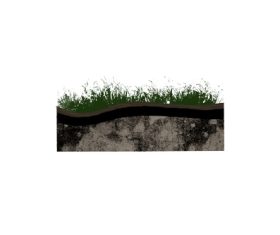 Ground layered cliparts vector