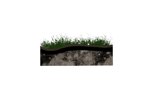 Ground layered cliparts vector