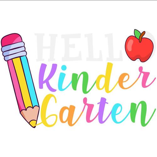 Kindergarten back to school poster vector