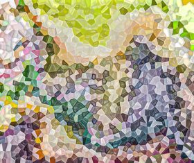 Mosaic natural low poly tile texture background vector