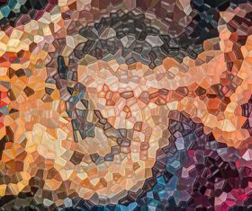 Natural low poly mosaic tile texture background vector