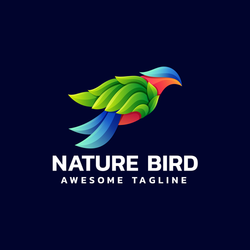 Nature bird vector