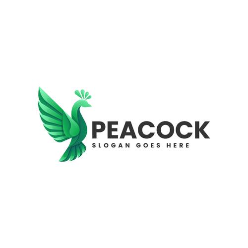Peacock icon design vector