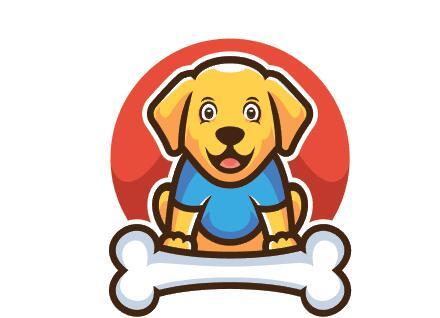 Puppy logo vector