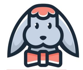 Rabbit icon vector