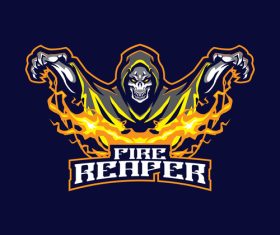Reaper icon design vector