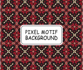 Abstract pixel pattern background vector