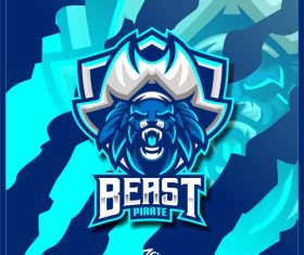 Beast plate icon vector