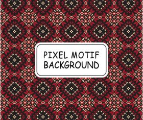 Bi color pixel pattern background vector