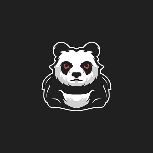 Cute panda icon design vector