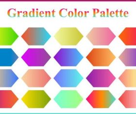 Diamond combination palette vector