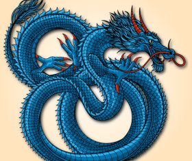 Dragon artwork illustration vector