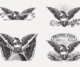 Eagle illustration vector