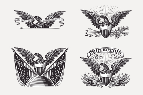 Eagle illustration vector