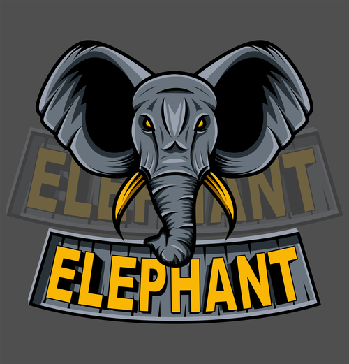 Elefante icon design vector