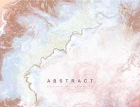 Geometry watercolor abstract horizontal background vector