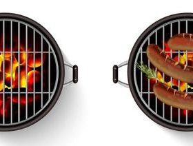 Grill menu vector