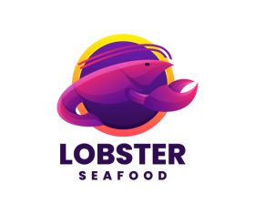 Lobster icon vector