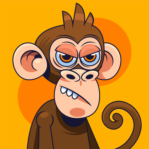 Monkey illustration vector