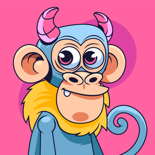 Old Monkey illustration vector