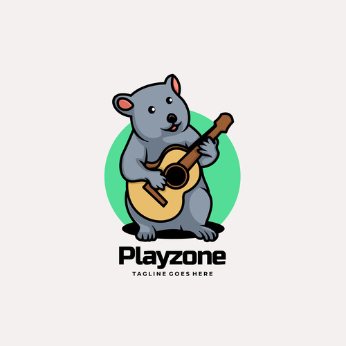 Playzone icon vector