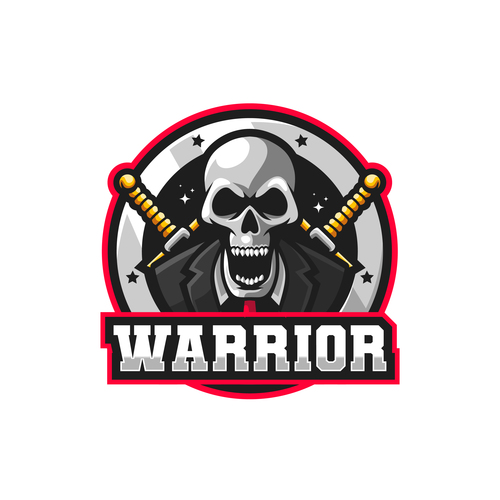 Skullwarrior vector
