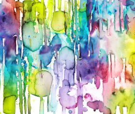 Splashes bright abstract watercolor background vector