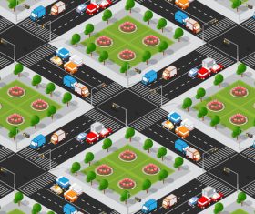 Traffic cartoon vector