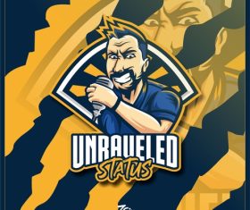 Unraveled status logo vector