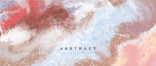 Watercolor abstract horizontal background vector