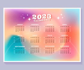 2023 design new year calendar vector