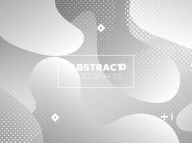 Abstract fluid background with wave liquid shapes vector