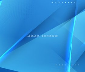 Blue geometric abstract background vector