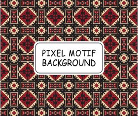 Checker pixel background vector