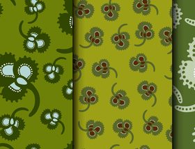 Clover seamless pattern vector