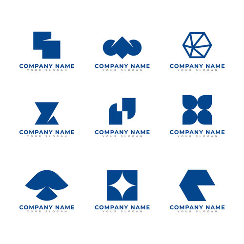 Company logo design ideas vector