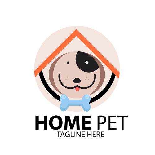 Design pet shop logo vector
