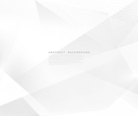 Geometric white abstract background vector