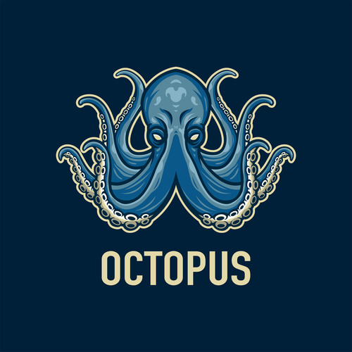 Octopus icon design vector