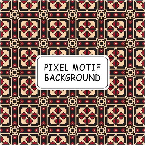 Pixel pattern background vector