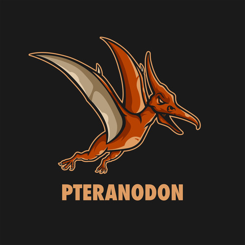 Pteranodon icon vector