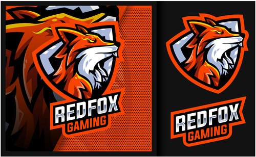 Red fox logo Foxy FoxyRiot HD wallpaper  Wallpaper Flare