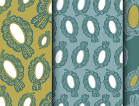 Seamless pattern vector of abstract leaf texture