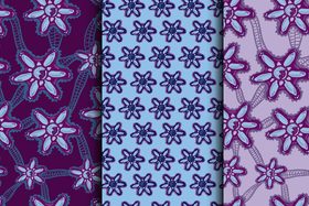 Seamless pattern with decorative vector